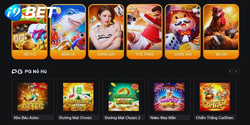 Kho game i9bet đa dạng sự lựa chọn